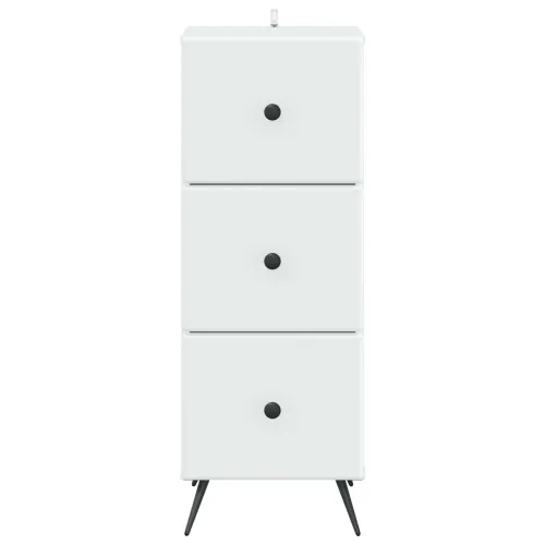 Ormar s ladicama Bijela 33 x 34,5 x 90 cm Konstruirano drvo - Bijela Cijena