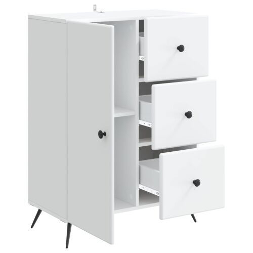 Kreveta Bijela 66 x 34,5 x 90 cm Konstruirano drvo - Bijela Cijena