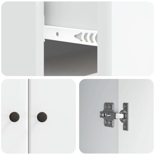 Kreveta Bijela 66 x 34,5 x 90 cm Konstruirano drvo - Bijela Cijena