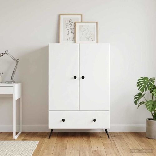 Kreveta Bijela 66 x 34,5 x 95 cm Konstruirano drvo - Bijela Cijena