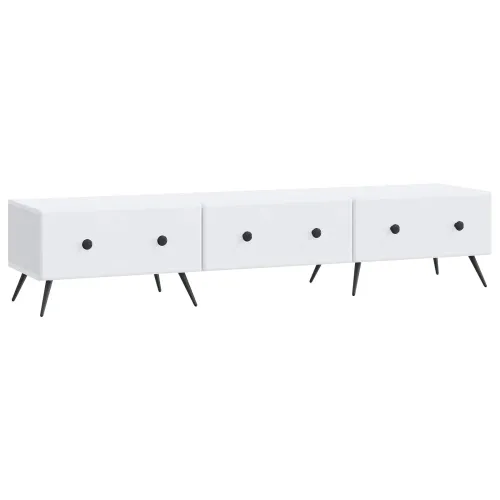 TV ormar s ladicama Bijela 147 x 34,5 x 30 cm Konstruirano drvo - Bijela Cijena