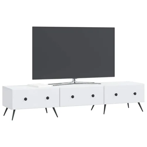 TV ormar s ladicama Bijela 147 x 34,5 x 30 cm Konstruirano drvo - Bijela Cijena
