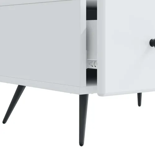 TV ormar s ladicama Bijela 147 x 34,5 x 30 cm Konstruirano drvo - Bijela Cijena