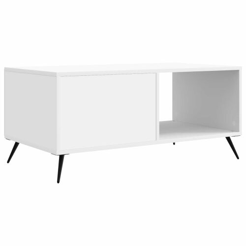 Stolić za kavu Bijela 90 x 50 x 40 cm Konstruirano drvo - Bijela Cijena
