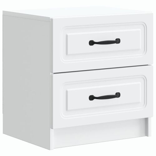 Noćni ormar Bijela 43 x 34,5 x 44,5 cm Konstruirano drvo - Bijela 1 Cijena