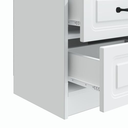 Noćni ormar Bijela 43 x 34,5 x 44,5 cm Konstruirano drvo - Bijela 1 Cijena