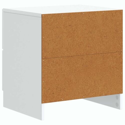Noćni ormar Bijela 43 x 34,5 x 44,5 cm Konstruirano drvo - Bijela 1 Cijena