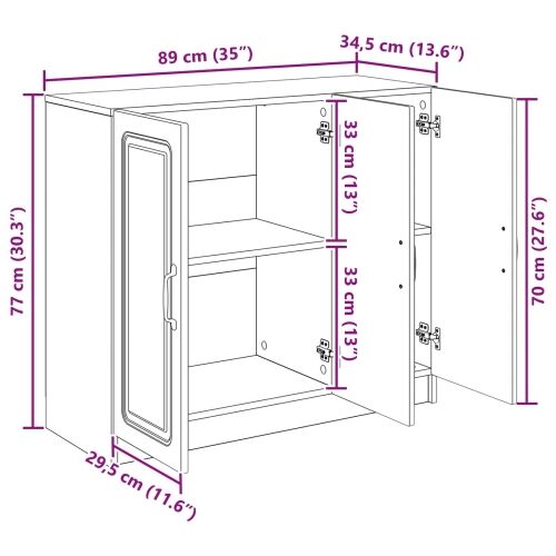Kreveta Bijela 89 x 34,5 x 77 cm Konstruirano drvo - Bijela Cijena