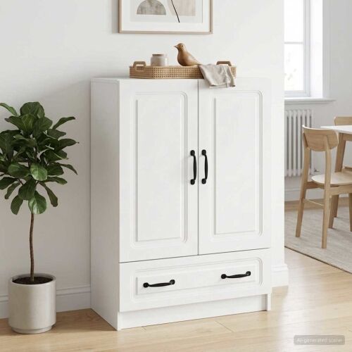 Kreveta Bijela 66 x 34,5 x 92 cm Konstruirano drvo - Bijela Cijena