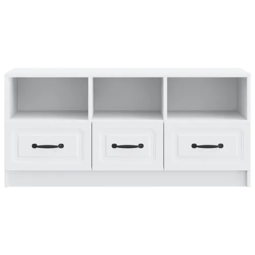 TV ormar s ladicama Bijela 102 x 34,5 x 47 cm Konstruirano drvo - Bijela Cijena