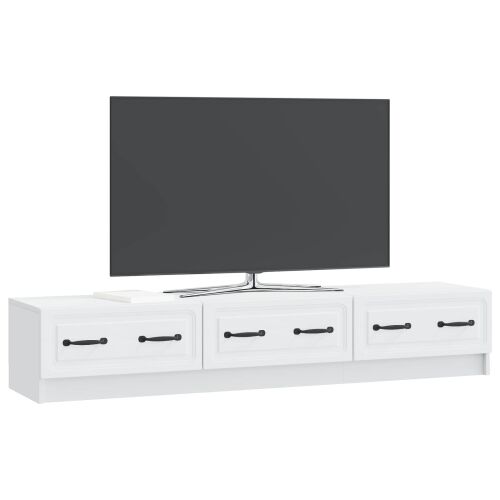 TV ormar s ladicama Bijela 147 x 34,5 x 27 cm Konstruirano drvo - Bijela Cijena