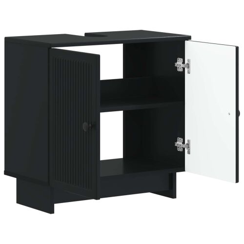 Kupaonski ormarić za sudoper EDE Crna 59,5 x 31,5 x 59 cm - Crna Cijena