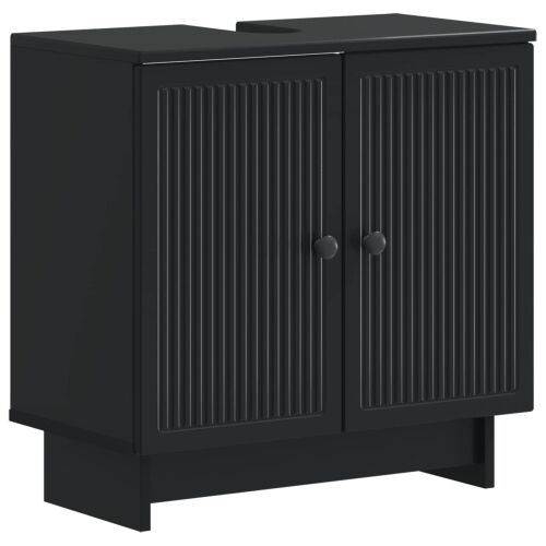 Kupaonski ormarić za sudoper EDE Crna 59,5 x 31,5 x 59 cm - Crna Cijena