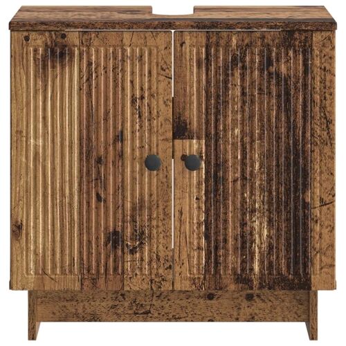 Kupaonski ormarić za sudoper EDE Staro drvo 59,5 x 31,5 x 59 cm - Staro drvo Cijena