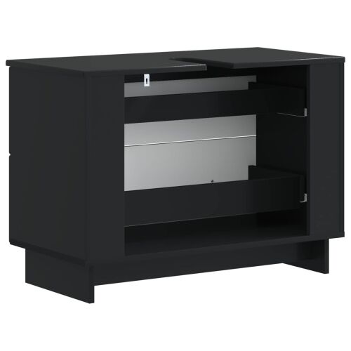 Kupaonski ormarić za sudoper EDE Crna 82 x 41 x 59 cm - Crna Cijena