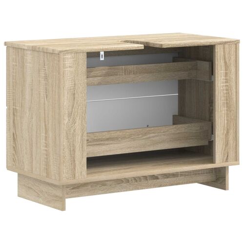 Kupaonski ormarić za sudoper EDE Hrast sonoma 82 x 41 x 59 cm - Hrast sonoma Cijena
