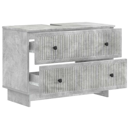 Kupaonski ormarić za sudoper EDE Betonska siva 82 x 41 x 59 cm - Betonska siva Cijena