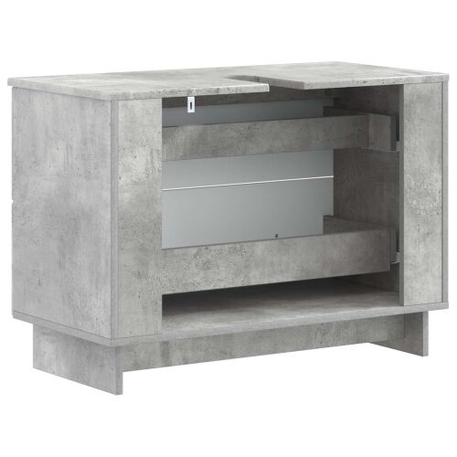 Kupaonski ormarić za sudoper EDE Betonska siva 82 x 41 x 59 cm - Betonska siva Cijena