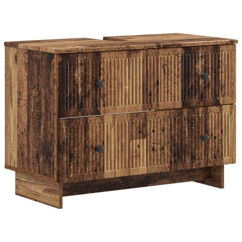Kupaonski ormarić za sudoper EDE Staro drvo 82 x 41 x 59 cm - Staro drvo Cijena