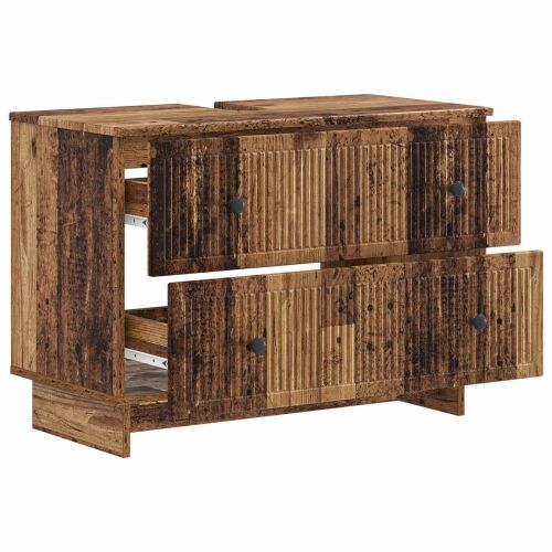 Kupaonski ormarić za sudoper EDE Staro drvo 82 x 41 x 59 cm - Staro drvo Cijena