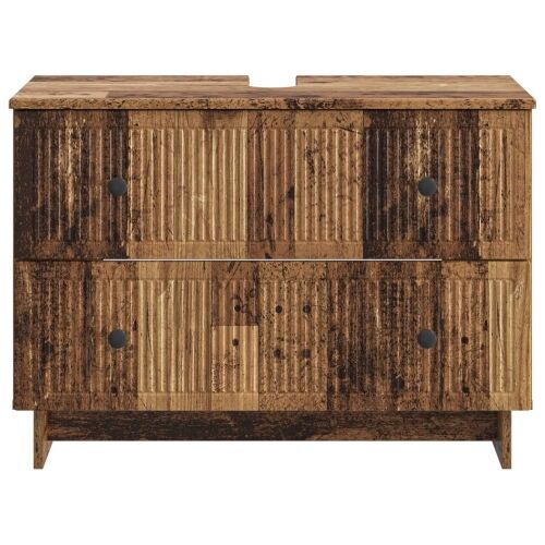Kupaonski ormarić za sudoper EDE Staro drvo 82 x 41 x 59 cm - Staro drvo Cijena