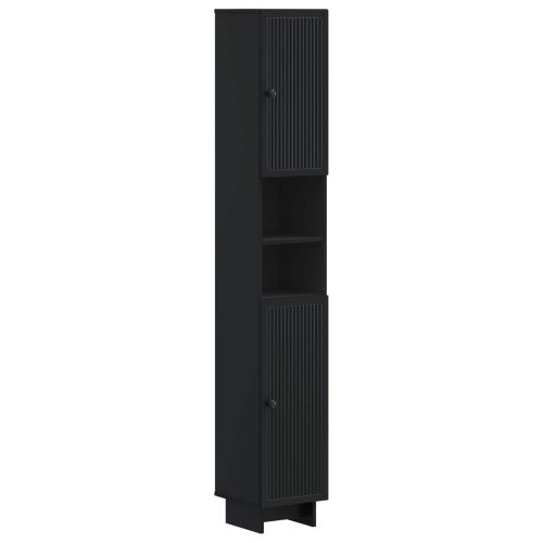 Kupaonski ormar s otvorenom policom EDE Crna 30 x 31 x 190 cm - Crna Cijena