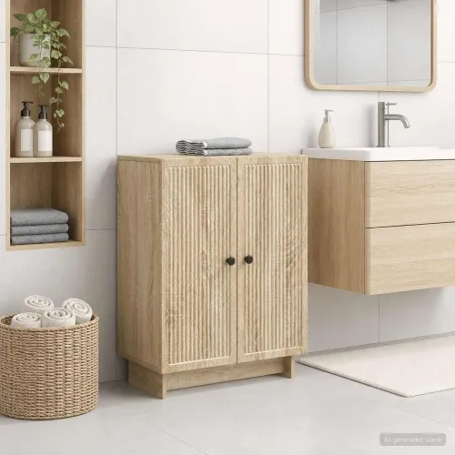 Ormarić za kupaonicu EDE Hrast sonoma 59,5 x 31 x 80 cm - Hrast sonoma Cijena
