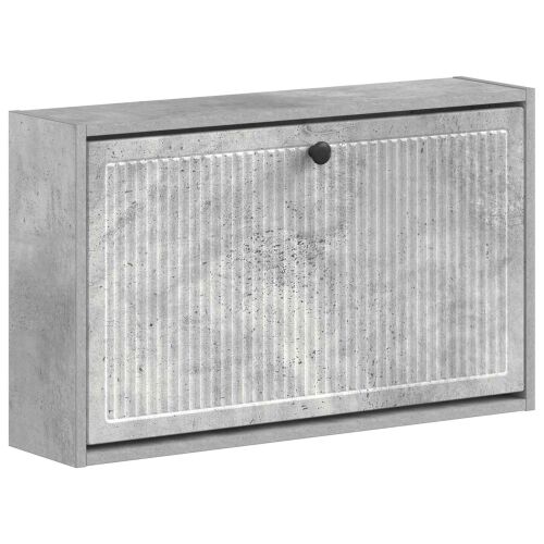 Ormar za cipele na zidu EDE 71 x 17 x 43 cm Konstruirano drvo - Betonska siva Cijena