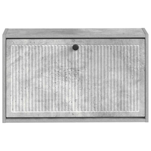 Ormar za cipele na zidu EDE 71 x 17 x 43 cm Konstruirano drvo - Betonska siva Cijena