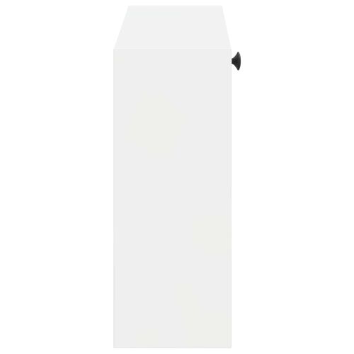 Ormar za cipele na zidu EDE 71 x 17 x 43 cm Konstruirano drvo - Bijela visokog sjaja Cijena