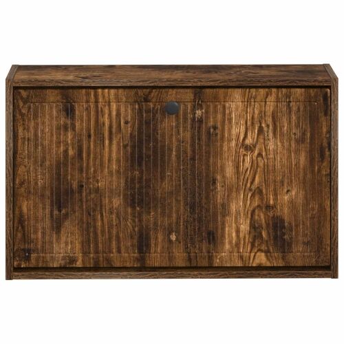 Ormar za cipele na zidu EDE 71 x 17 x 43 cm Konstruirano drvo - Dimljeni hrast Cijena