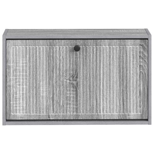 Ormar za cipele na zidu EDE 71 x 17 x 43 cm Konstruirano drvo - Siva Sonoma Cijena