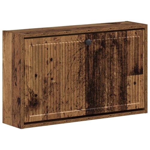 Ormar za cipele na zidu EDE 71 x 17 x 43 cm Konstruirano drvo - Staro drvo Cijena