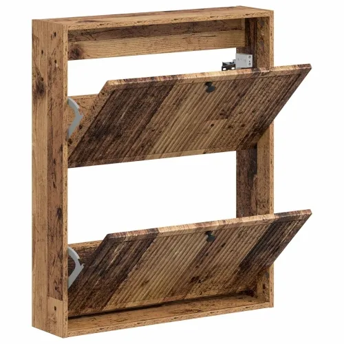 Ormar za cipele na zidu EDE 71 x 17 x 86 cm Konstruirano drvo - Staro drvo Cijena