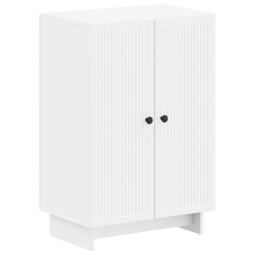 Ormar za cipele EDE 59,5 x 39,5 x 90 cm Konstruirano drvo - Bijela Cijena