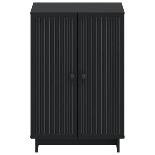 Ormar za cipele EDE 59,5 x 39,5 x 90 cm Konstruirano drvo Crna - Crna Cijena