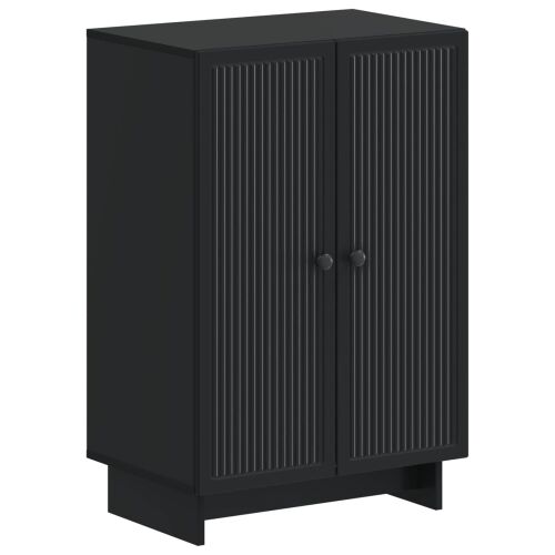 Ormar za cipele EDE 59,5 x 39,5 x 90 cm Konstruirano drvo Crna - Crna Cijena
