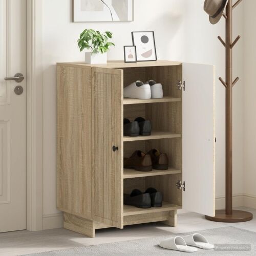 Ormar za cipele EDE 59,5 x 39,5 x 90 cm Konstruirano drvo - Hrast sonoma Cijena