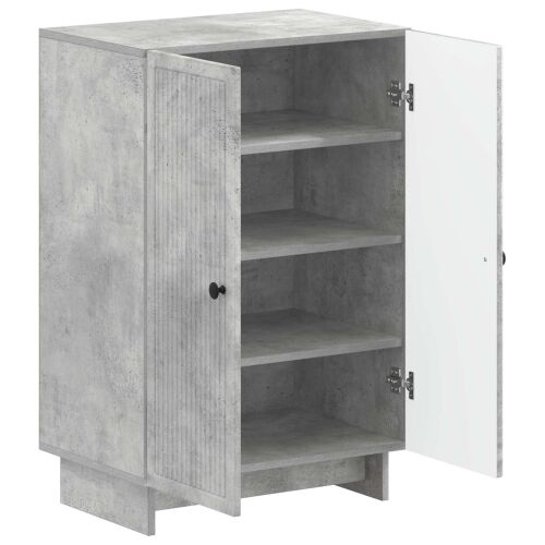 Ormar za cipele EDE 59,5 x 39,5 x 90 cm Konstruirano drvo - Betonska siva Cijena