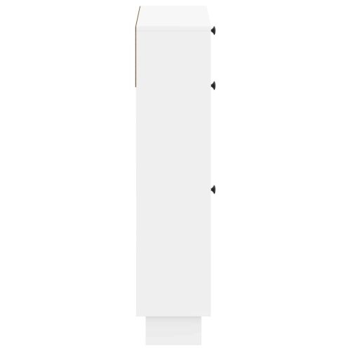 Ormar za cipele EDE 78 x 24 x 103 cm Konstruirano drvo Bijela - Bijela Cijena
