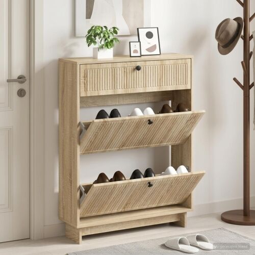 Ormar za cipele EDE 78 x 24 x 103 cm Konstruirano drvo - Hrast sonoma Cijena
