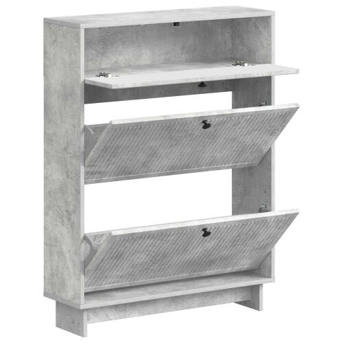 Ormar za cipele EDE 78 x 24 x 103 cm Konstruirano drvo - Betonska siva Cijena
