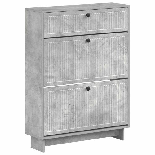 Ormar za cipele EDE 78 x 24 x 103 cm Konstruirano drvo - Betonska siva Cijena