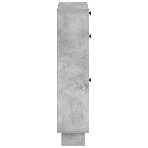 Ormar za cipele EDE 78 x 24 x 103 cm Konstruirano drvo - Betonska siva Cijena