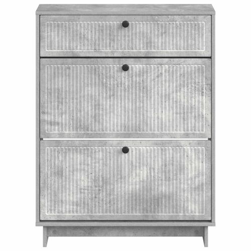 Ormar za cipele EDE 78 x 24 x 103 cm Konstruirano drvo - Betonska siva Cijena