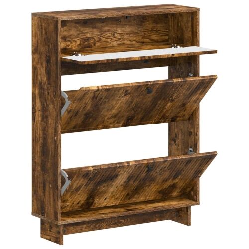Ormar za cipele EDE 78 x 24 x 103 cm Konstruirano drvo - Dimljeni hrast Cijena