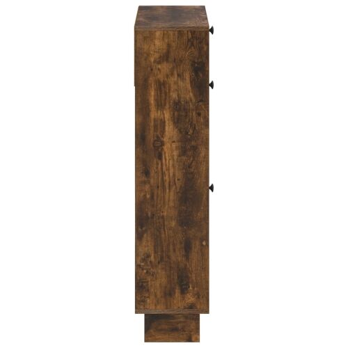 Ormar za cipele EDE 78 x 24 x 103 cm Konstruirano drvo - Dimljeni hrast Cijena