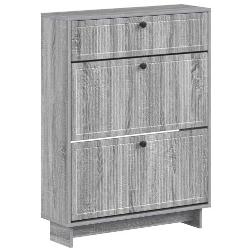 Ormar za cipele EDE 78 x 24 x 103 cm Konstruirano drvo - Siva Sonoma Cijena