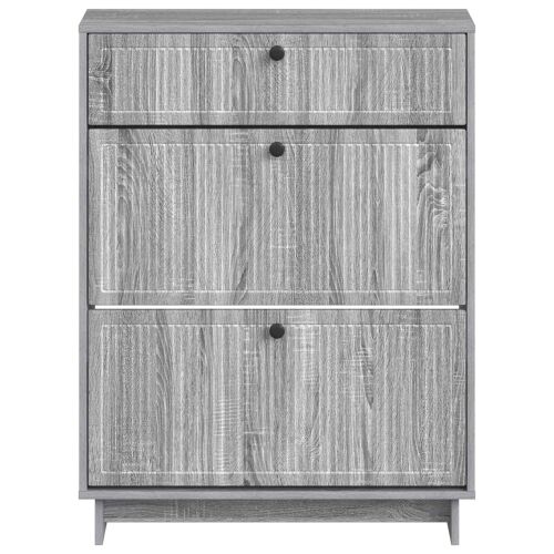 Ormar za cipele EDE 78 x 24 x 103 cm Konstruirano drvo - Siva Sonoma Cijena