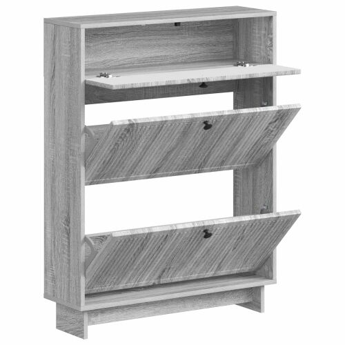 Ormar za cipele EDE 78 x 24 x 103 cm Konstruirano drvo - Siva Sonoma Cijena